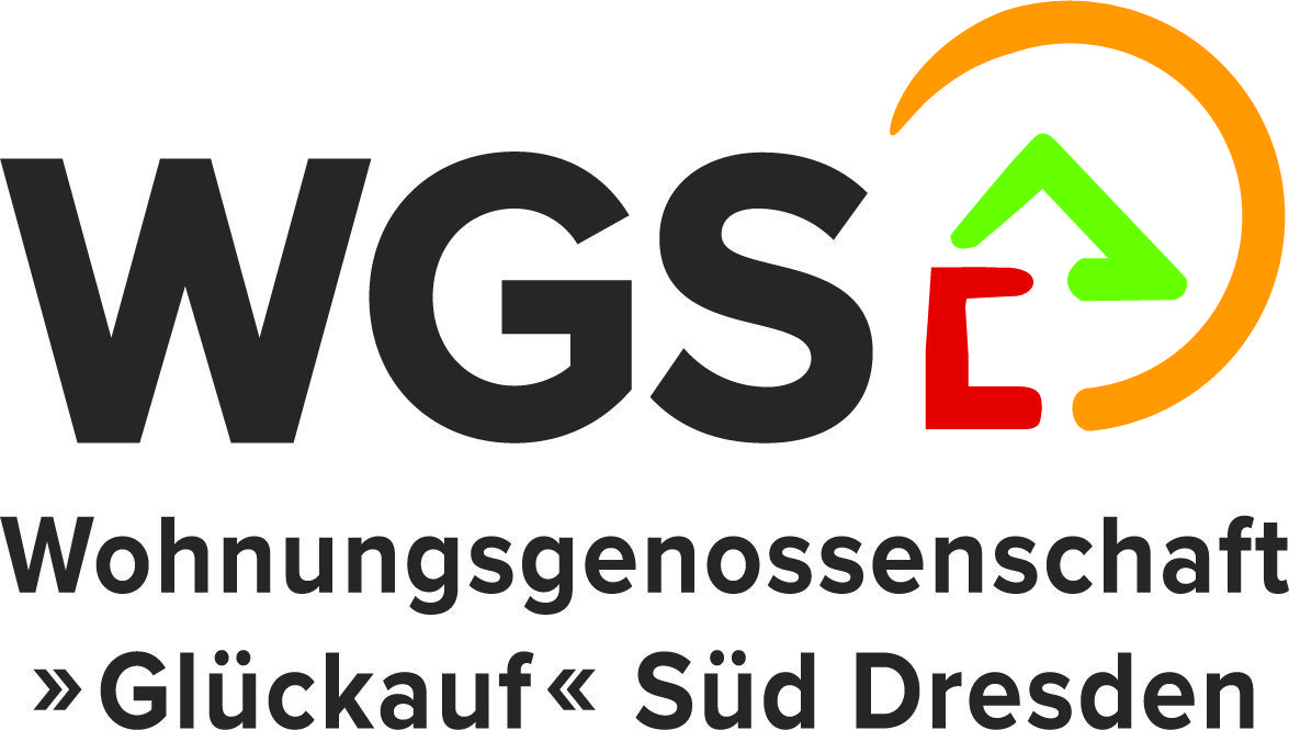 Sponsorenlogo WGS Wohnungsgenossenschaft "Glückauf" Süd Dresden