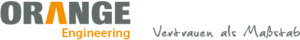 Sponsorenlogo Orange Engieering Vertrauen als Maßstab