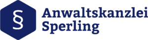 Sponsorenlogo Anwaltskanzlei Sperling